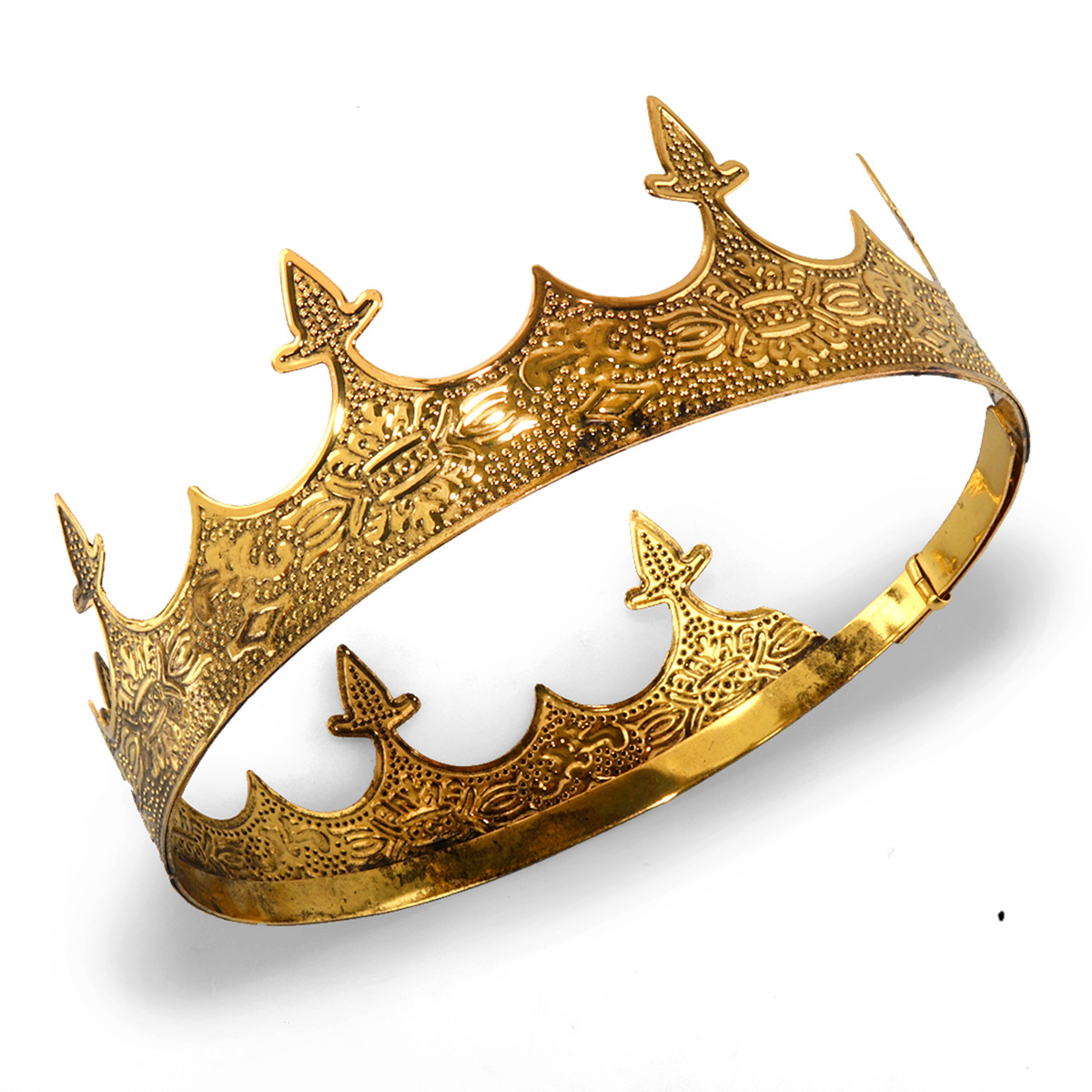 Tiara Vintage Gold King Crown  - Women'S Vintage Accessories avaliação e preço