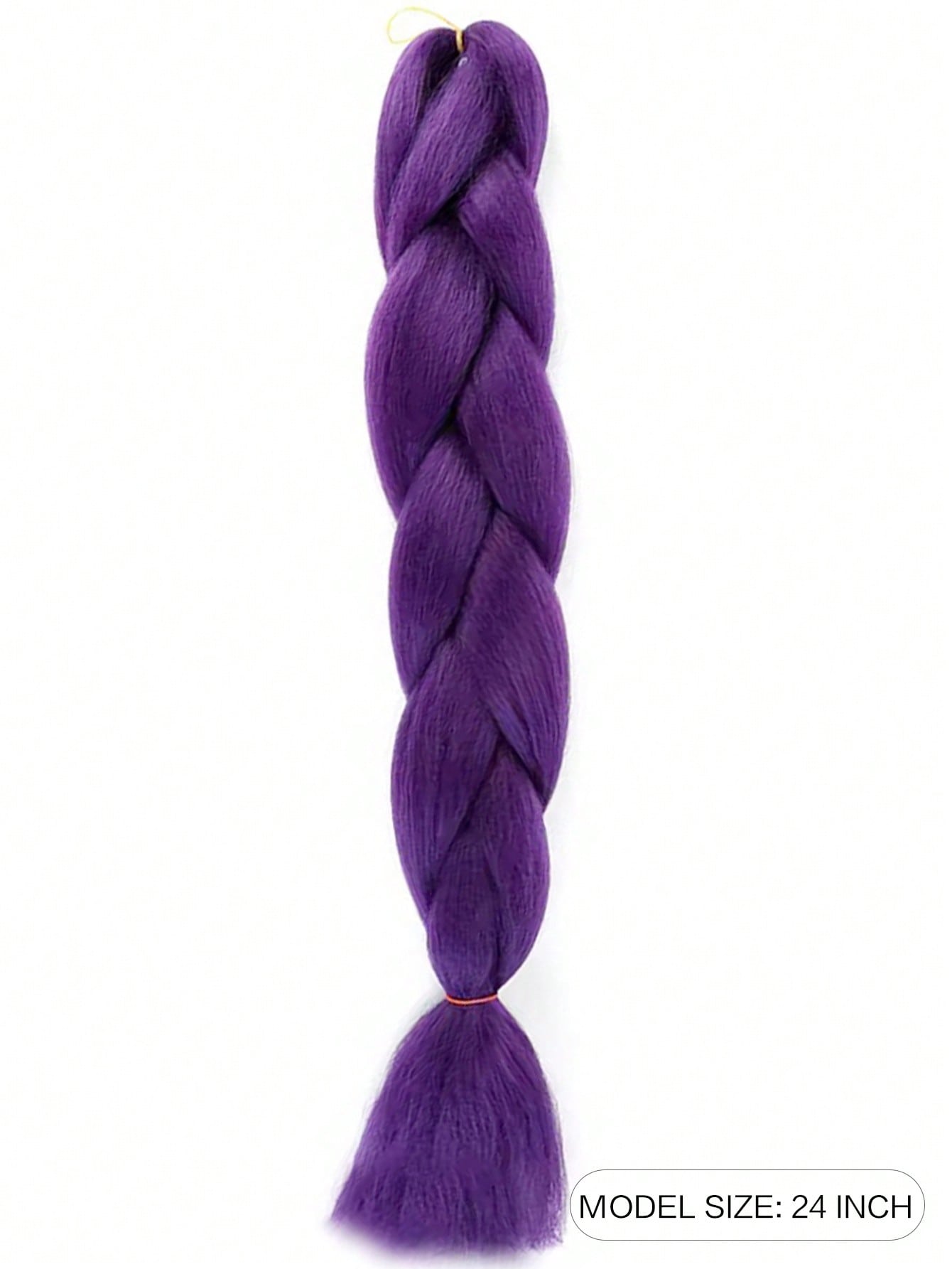 24-Inch Purple Ponytail Hair E - Hair Band Elastic avaliação e preço