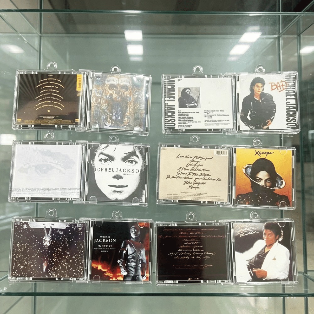 Michael Jackson Merch Mini CD  - Women'S Keychain Accessories avaliação e preço
