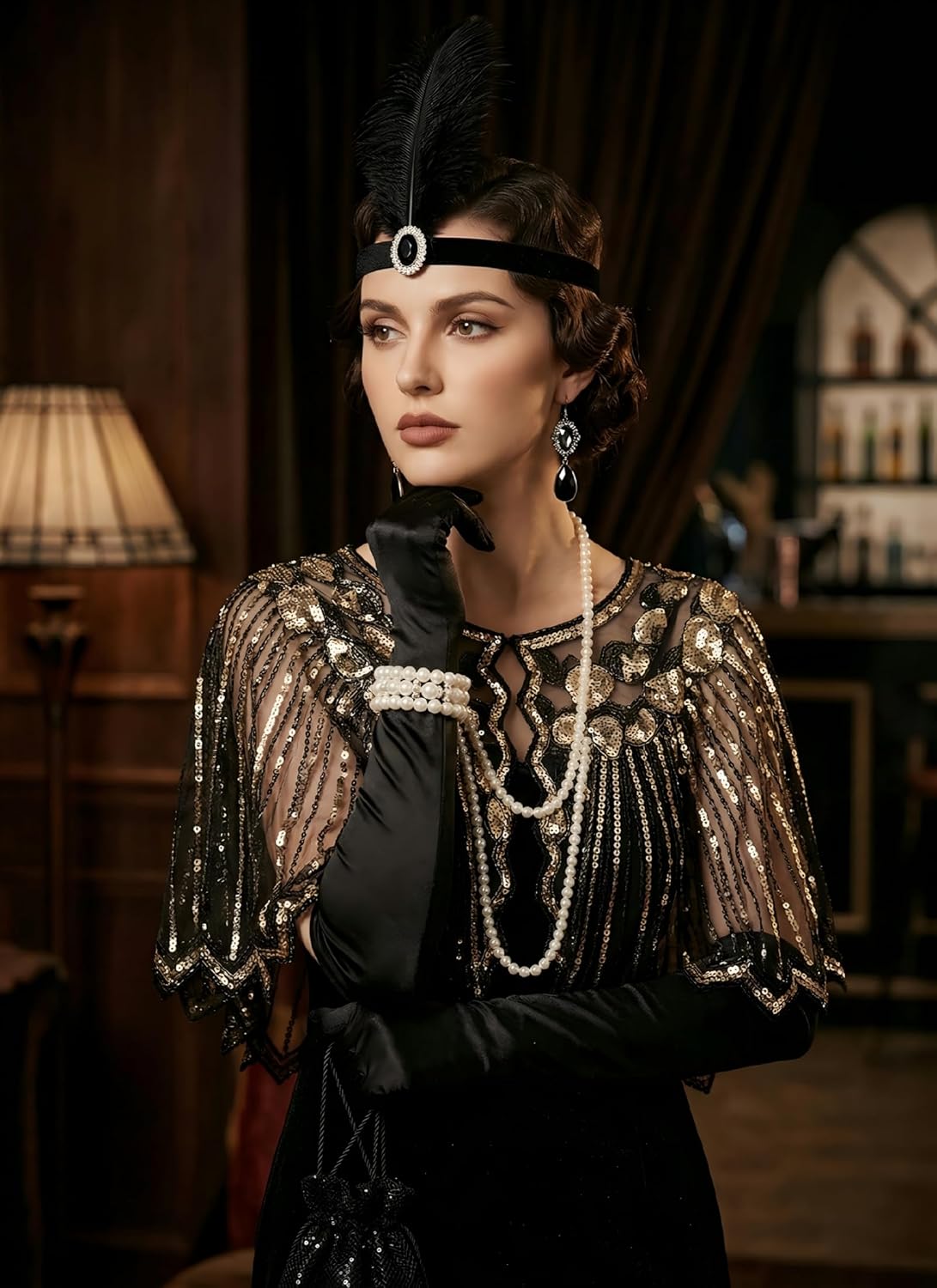 1920s Accessories Set for Wome - Women'S Vintage Accessories avaliação e preço