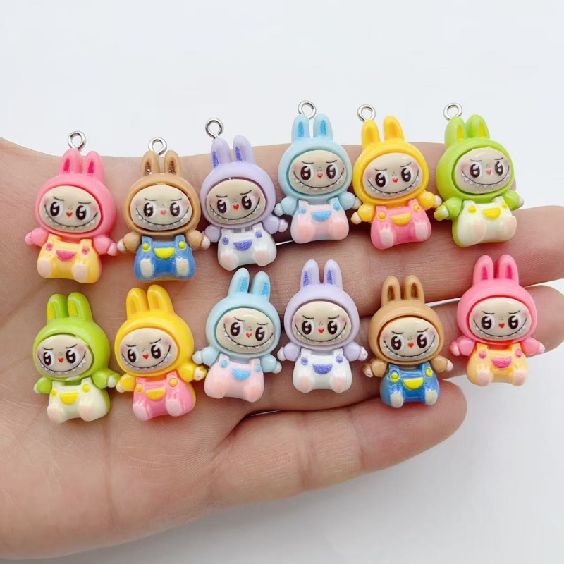 10Pcs Kawaii Rabbit Strawberry - Women'S Keychain Accessories avaliação e preço