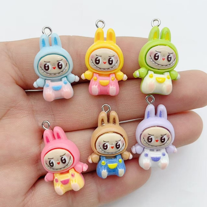 10Pcs Kawaii Rabbit Strawberry - Women'S Keychain Accessories avaliação e preço