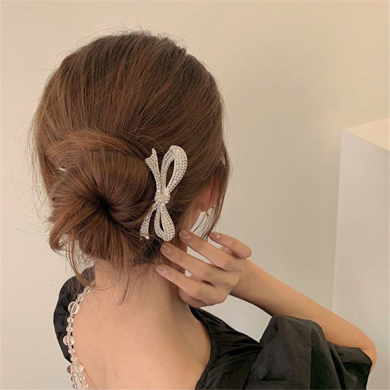 Elegant Women Bowknot Hairpins - Hair Fork Stick avaliação e preço