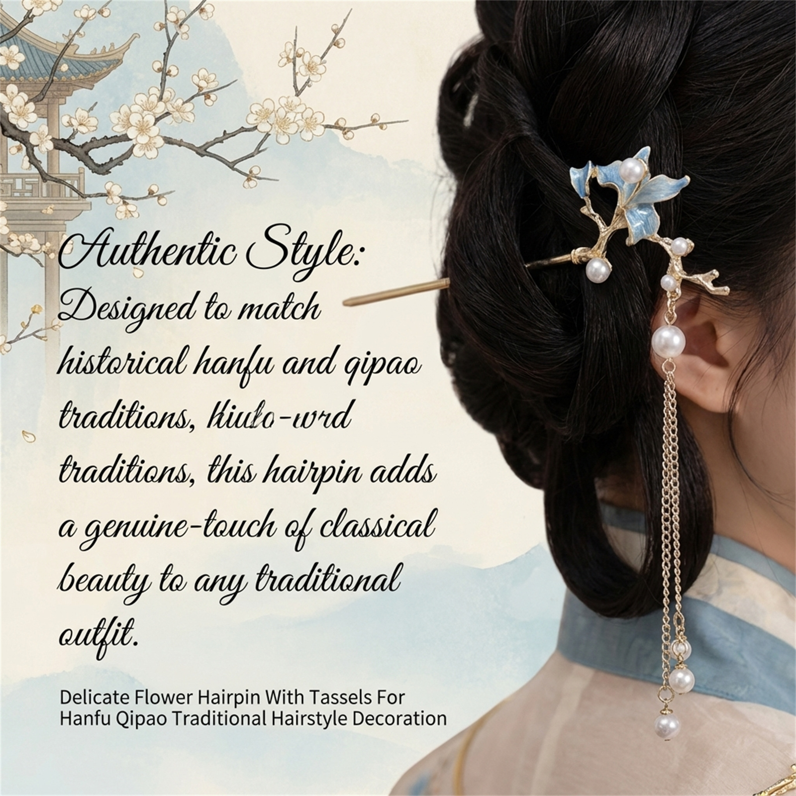 New Chinese Style Antique Hair - Hair Fork Stick avaliação e preço