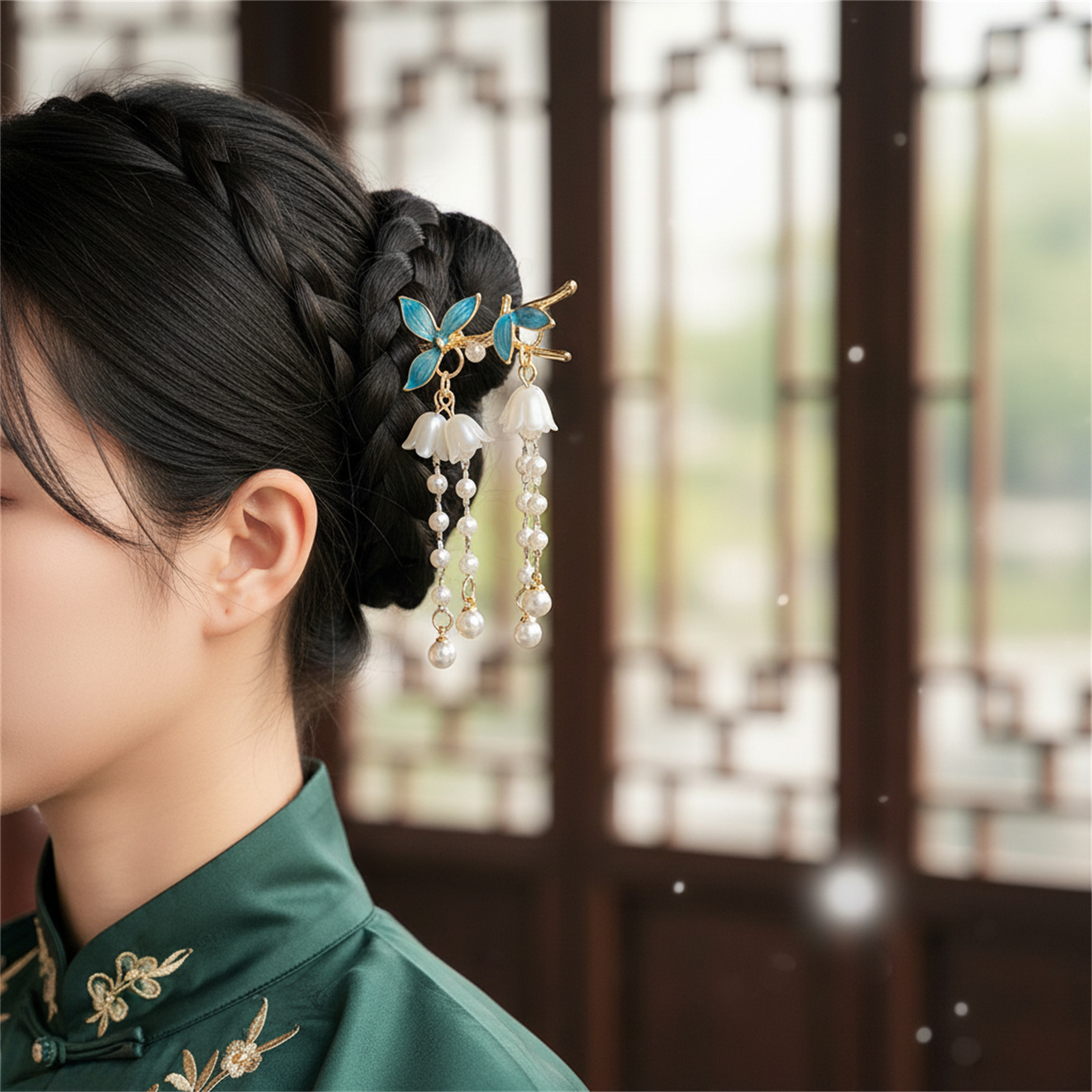 New Chinese Style Antique Hair - Hair Fork Stick avaliação e preço