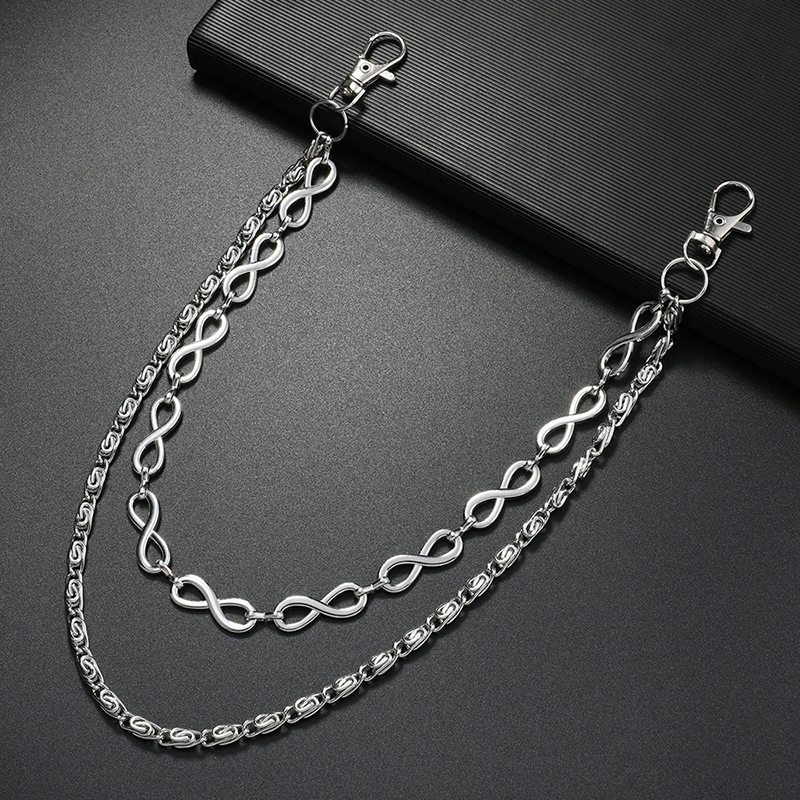 Punk Style Double Layer Jeans  - Women Accessories Pk avaliação e preço