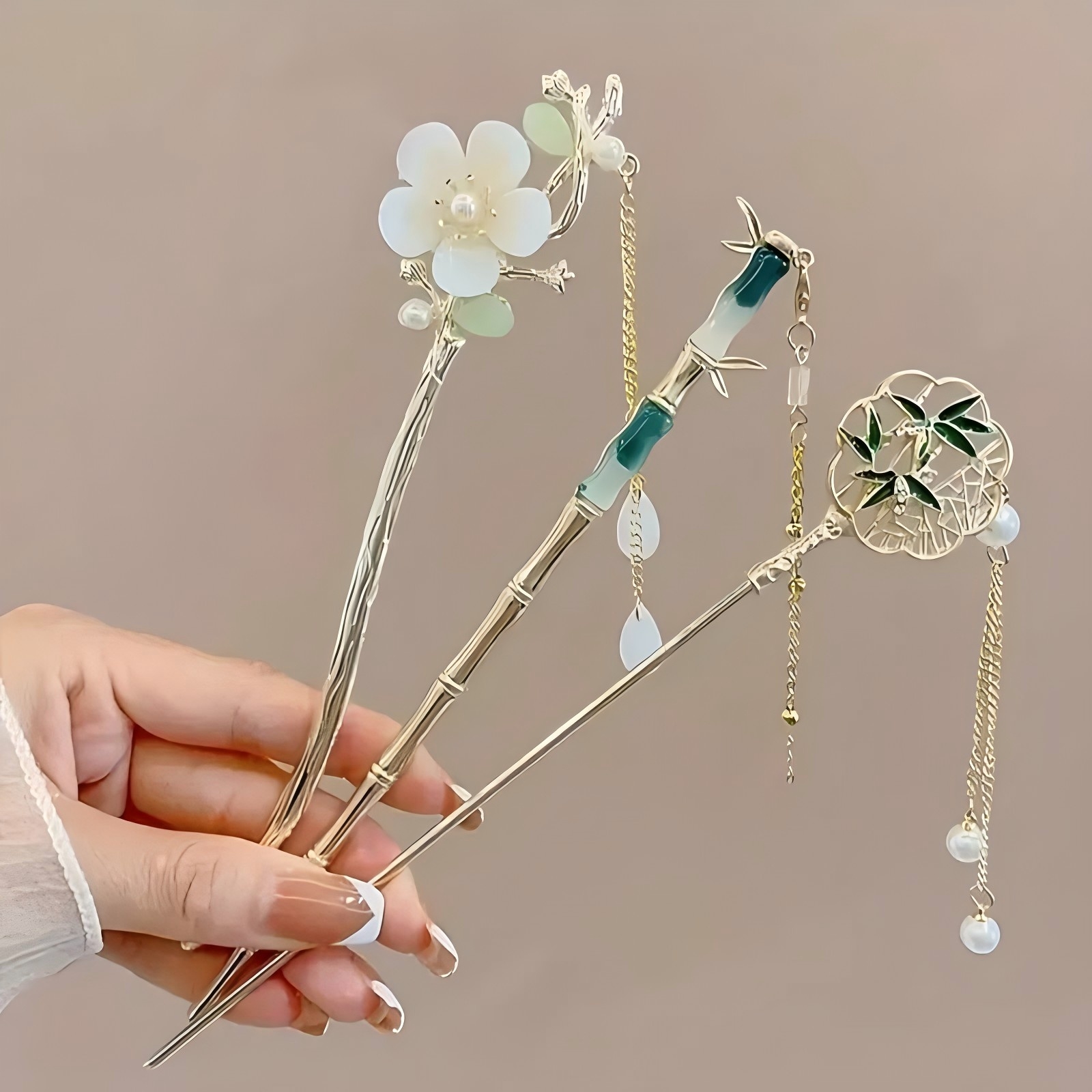 1/6pcs Elegant Chinese Style T - Hair Fork Stick avaliação e preço
