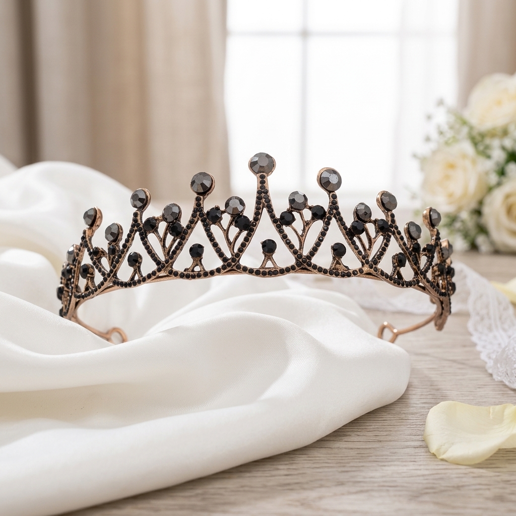 Bridal Crown Headpiece Pearl L - Women'S Vintage Accessories avaliação e preço