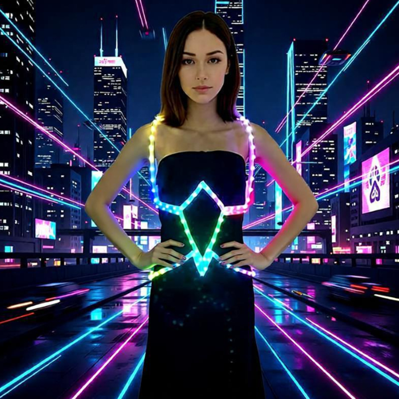 Glowing Colorful Belt For Unis - Women Accessories App avaliação e preço