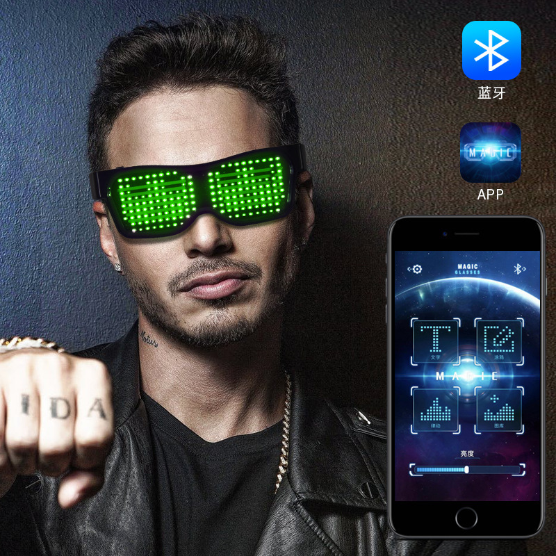 Adult LED Glasses Party Blueto - Women Accessories App avaliação e preço