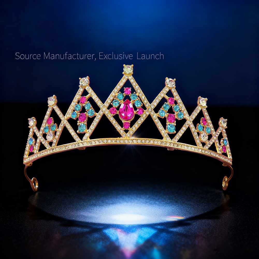 Princess Rhinestone Crown Head - Women'S Vintage Accessories avaliação e preço