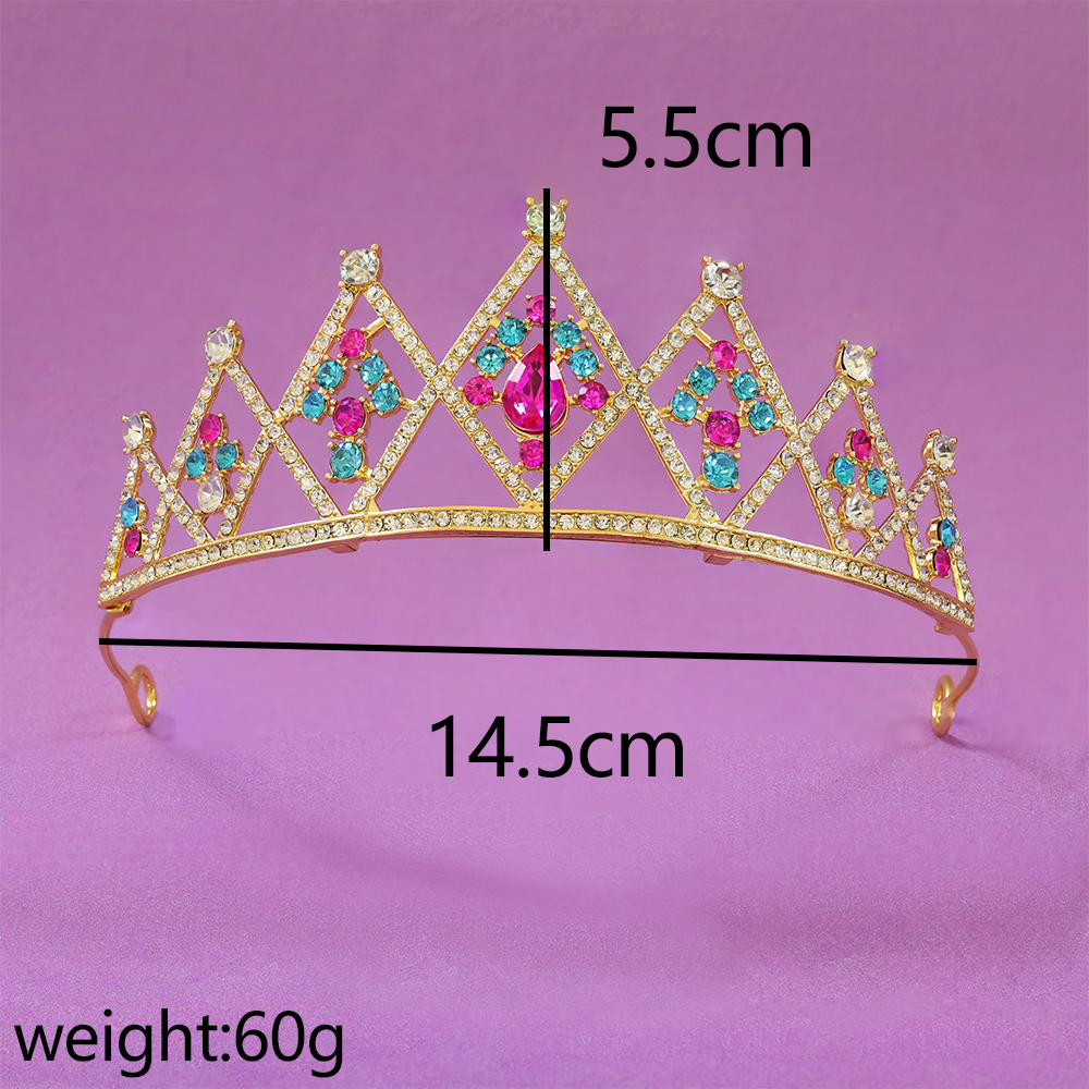 Princess Rhinestone Crown Head - Women'S Vintage Accessories avaliação e preço