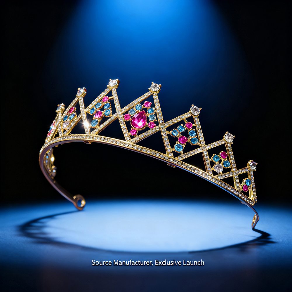 Princess Rhinestone Crown Head - Women'S Vintage Accessories avaliação e preço
